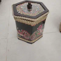 قوطی  پته کرمانی دست دوز و تازه دوز|صنایع دستی و سایر لوازم تزئینی|رفسنجان, |دیوار