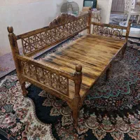 تخت سنتی تخت باغی تخت سلطنتی شاه نشین|مبلمان خانگی و میز عسلی|قم, شهرک فاطمیه|دیوار