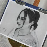 طراحی چهره سیاهقلم / هدیه ای ماندگار / نقاشی چهره|تابلو، نقاشی، عکس|مشهد, رسالت|دیوار