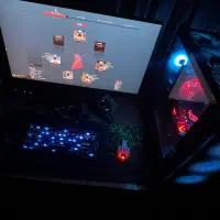 7600xسیستم کامل با موس کیبورد و مانیتور