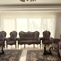 مبل سلطنتی۹نفره همراه با سرویس نهار خوری۸نفره تمیز