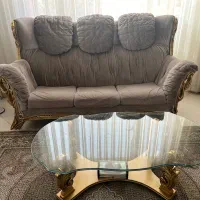 مبل ۷ نفره سالم با ۶ صندلی غذاخوری