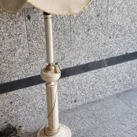 آباژور بدنه فلزی تاج پارچه ای