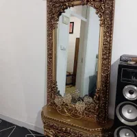 ست بوفه آینه کنسول و ساعت ۳تکه
