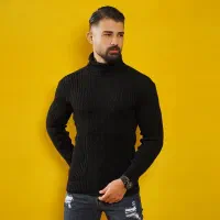 پلیور مردانه یقه اسکی (پرداخت درب منزل)