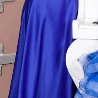 لباس مجلسی آبی کربنی شیک|لباس|مشکین‌دشت, |دیوار