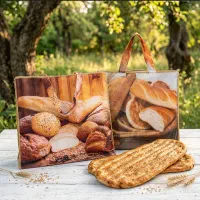 ساک خرید و نگهداری نان طرح دار(گالری شیوا)