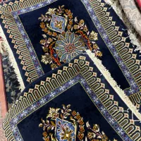 جفت پشتی دستبافت سرمه ای کاشان سالم|پشتی|تهران, آرژانتین|دیوار