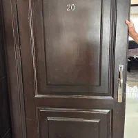 درب چوبی ورودی و آکاردئونی