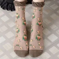 جوراب زنانه توری گلدارشیشه ای|لباس|کرج, مصباح|دیوار
