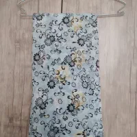 چادر سفید طرح دار عروس