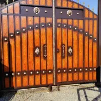 درب سنتی ویلایی& باغی دروازه سنگین۱و۳لت حیاطی4971|مصالح و تجهیزات ساختمان|خمام, |دیوار