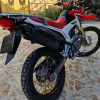 تریل فلات ۲۰۰  همتاز طرح crf در حد نو انجین جدید|موتورسیکلت|رشت, لاکانی|دیوار