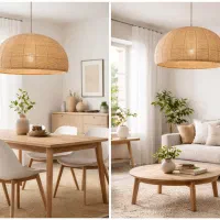 لوستر رافیا کار دست