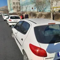 206 تیپ ۵ مدل ۱۳۹۰|خودرو سواری و وانت|تهران, سازمان برنامه شمالی|دیوار