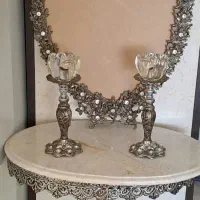 آینه و شمعدان تمام برنج