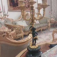 یک جفت شمعدانی تمام برنز|مجسمه، تندیس، ماکت|تهران, خزانه|دیوار