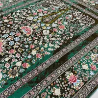 باغ گل در دورنگ|فرش|یزد, |دیوار