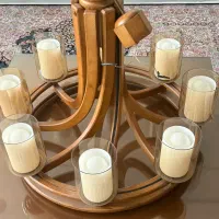 لوستر چوبی ۸،۶وسه شاخه نو