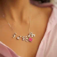 گردنبند یا پلاک نقره کادویی