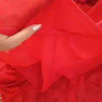 پارچه حریر شاین دار همراه آستر یک قواره کامل