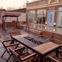 آتشدان فایر پیت آتشکده گازی ذغالی هیزمی صندلی باغی|بخاری، هیتر، شومینه|قدس, شهر‌قدس|دیوار