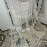 پرده تور حریر شاین 2/30 متر پلیسه