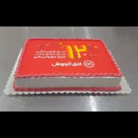 کیک خامه ای کم ارتفاع