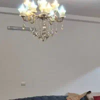 لوستر ۱۰ شعله برنز اصل|لوستر و چراغ آویز|محمدشهر, محمدشهر|دیوار