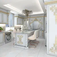 دکور داخلی کمد دیواری کابینت دراورمیز تیوی واداری