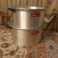 ۳ عدد قابلمه روحی بزرگ سایز ۳۵ ۴۵ ۵۵ نو نو