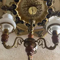 لوستر لمپر کلاسیک سه شاخه