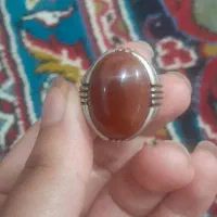 انگشتر عقیق جیگری|کلکسیون اشیاء عتیقه|رباطکریم, کیکاور|دیوار