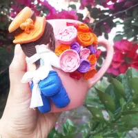 ماگ عروسکی دستساز|صنایع دستی و سایر لوازم تزئینی|رشت, کوی مهر|دیوار