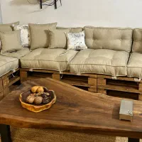 مبل ال طرح پالت ۷ نفره