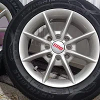 رینگ کام سایز 13با لاستیک|قطعات یدکی و لوازم جانبی|کوهبنان, |دیوار