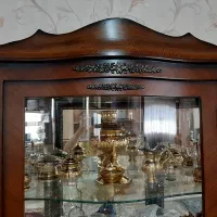 بوفه گنجه ویترین شیک معرق و منبت|بوفه، ویترین، کنسول|مشهد, کلاهدوز|دیوار