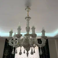 لوستر چینی آنتیک مدل گل برجسته یاس|لوستر و چراغ آویز|تهران, پونک|دیوار