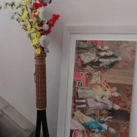 تابلو زیباوگلدان وگل