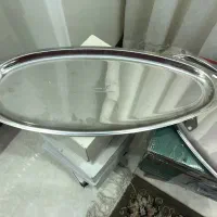 سینی ماهی استیل ۵۰ ساله اب نخورده و سنگین|ظروف سرو و پذیرایی|تهران, شهرک آزادی|دیوار