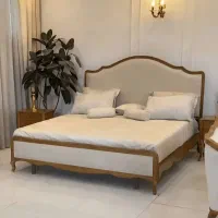 تخت خواب دونفره   / طرح و رنگ منتوع مدل کوئین