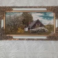 تابلو فرش منظره