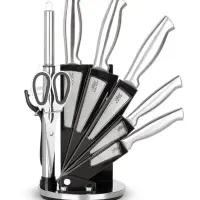 سرویس چاقو 9پارچه بسیار تیز|ظروف سرو و پذیرایی|کرمان, |دیوار