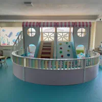 سازه چوبی خانه بازی