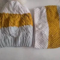 کلاه و‌شالگردن زنانه داخل خز نو