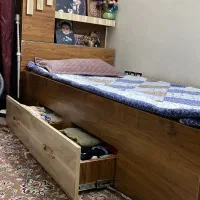 تخت یک نفره چوب
