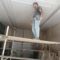 کناف کاری سقف کاذب لاین نوری دور باکس گچکاریتخریب