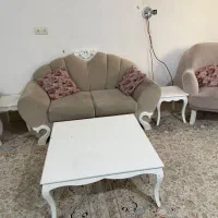 مبل۷نفره عسلی میزنهارخوری ۷نفره میز تی وی