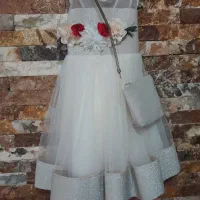 لباس عروس بچگانه برا ۶تا۸سال