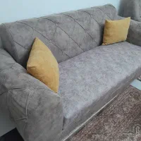 مبل راحتی ۷نفره ب همراه میز وسط و عسلی|مبلمان خانگی و میز عسلی|گرمدره, |دیوار